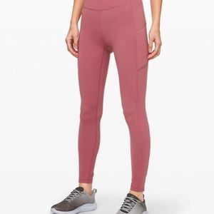 NWT Apana Lux Fem Rosa Yoga Leggings
